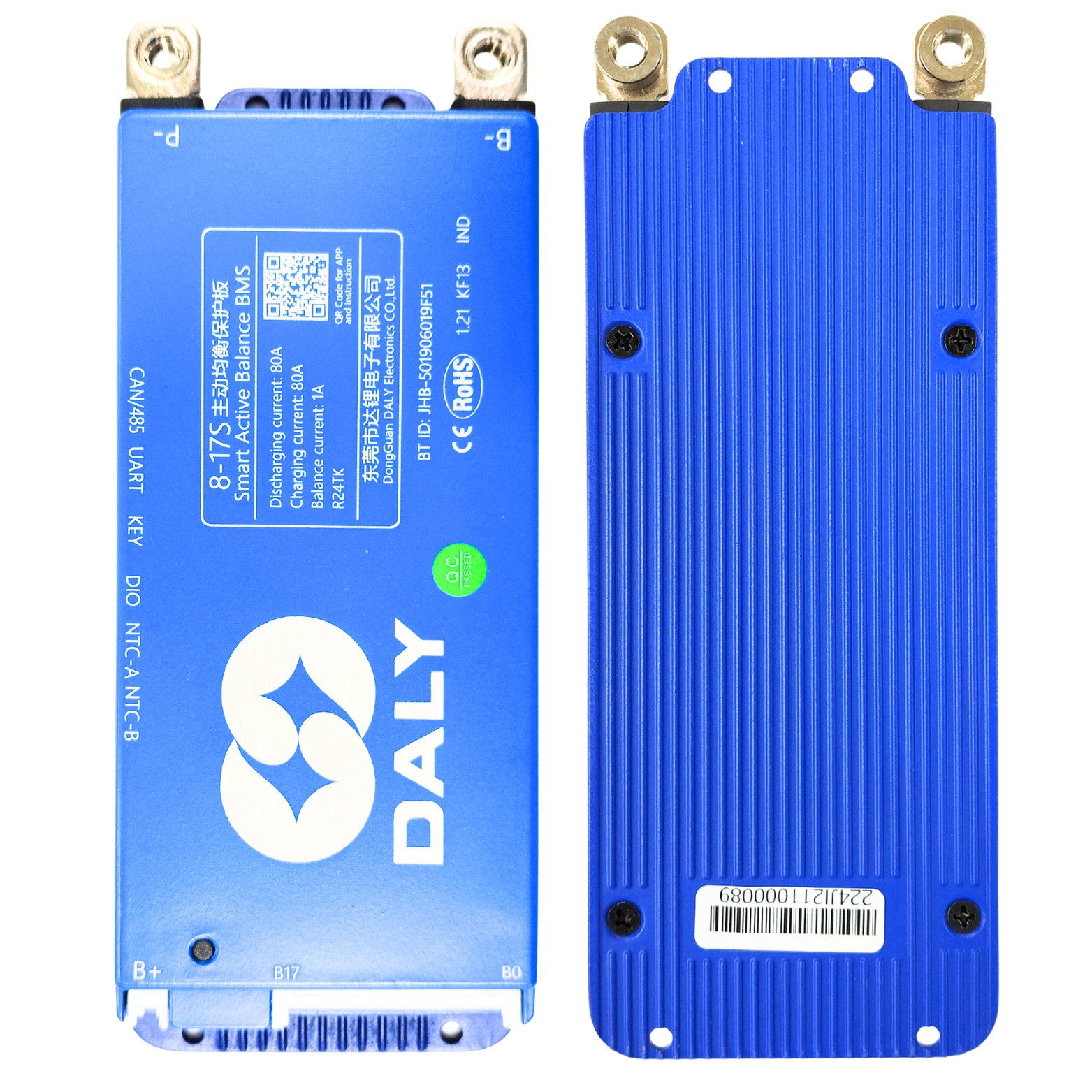 DALY 100BAL SMART BMS 8-17S 80A